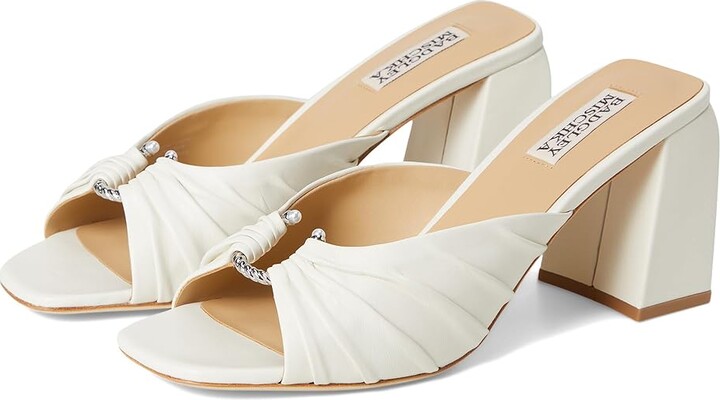 Badgley Mischka Vayla Women's Dress Sandals Soft White : 6.5 M