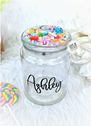 Personalized Candy Jar, Personalized Cookie Custom Chocolate Storage,  Sweet Container, Lollipop Holder Treats Jar - ShopStyle