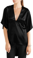 Thumbnail for your product : Halston Satin Top - Black