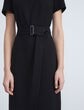 Thumbnail for your product : Lafayette 148 New York Petite Finesse Crepe Belted A Line Dress