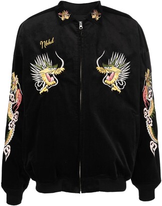 Neighborhood dragon-embroidered Souvenir jacket