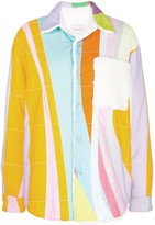 Thumbnail for your product : Natasha Zinko Oversized Teddy Rainbow Jacket
