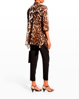 Thumbnail for your product : Caroline Rose Party Animal Mesh Swing Cardigan