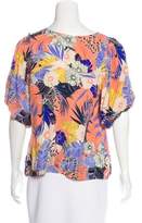 Thumbnail for your product : Sanctuary Three-Quarter Sleeve Floral Print Blouse w/ Tags
