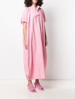 Thumbnail for your product : Daniela Gregis Crumpled-Effect Midi Dress