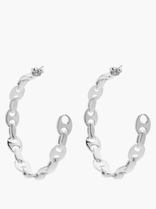 Paco Rabanne Eight Nano Hoop Earrings - Silver
