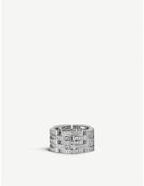 Cartier Maillon Panthère 18ct white-gold and diamond link ring