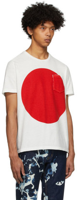 Blue Blue Japan White Big Circle T-Shirt