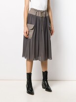 Thumbnail for your product : Chloé Pocket Detail Midi Skirt