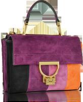 Thumbnail for your product : Coccinelle Arlettis Stripes Patch Suede Shoulder Bag