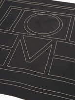 Thumbnail for your product : Totême Logo-embroidered Silk-twill Scarf