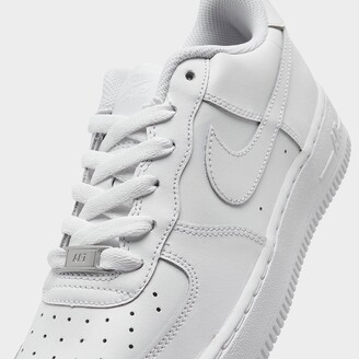 Nike Force 1 LV8 Little Kids' Shoes in White - ShopStyle