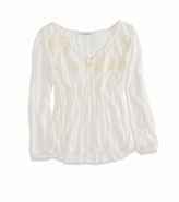 Thumbnail for your product : American Eagle AE Lace Paneled Top