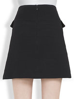 Thumbnail for your product : Alexander McQueen Flap-Detail Mini Skirt