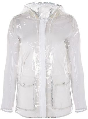 Topshop Transparent raincoat mac - ShopStyle Coats