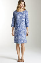 Thumbnail for your product : J. Jill Linen floral 3/4-sleeve dress