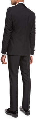 BOSS Satin-Collar Two-Piece Tuxedo, Black