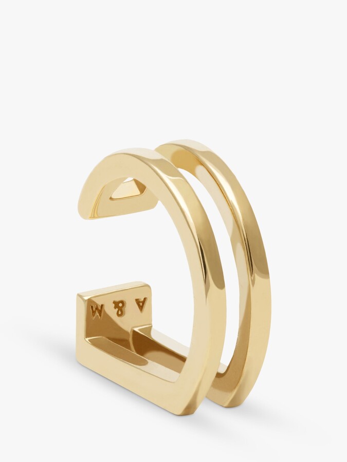 Astrid & Miyu Wishbone Ear Cuff, Gold ShopStyle Jewellery