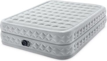 Intex 64489ED Dura Beam Supreme Air Flow Air Mattress with Built In Pump, Queen