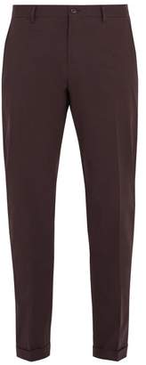 Dolce & Gabbana Slim-leg stretch-cotton chino trousers