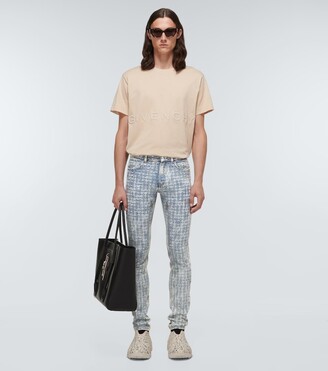 Givenchy 4G jacquard slim jeans