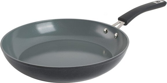 Kenmore 12x12 Non-Stick Electric Skillet with Glass Lid - Black/Gray