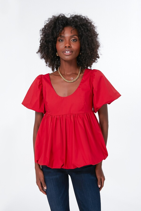 Hyacinth House Rouge Scoop Neck Ariel Blouse - ShopStyle