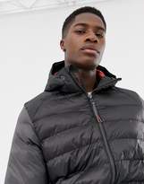 Thumbnail for your product : Barbour jib hooded padded jacket in black