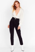 Thumbnail for your product : Nasty Gal Womens Cable Knit Low V Neck Cardigan - White - L