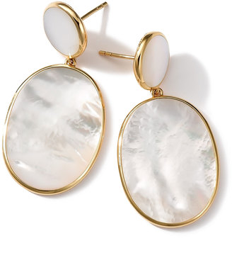 Ippolita 18K Rock Candy Mother-of-Pearl Snowman Earrings