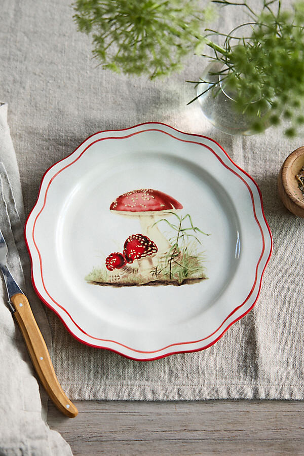 Mushroom Ceramic Plate