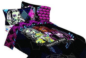 Mattel Monster High My BFF Crew Twin Comforter, 64 by 86-Inch