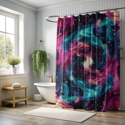 Stellar Glimmer - Premium Shower Curtain