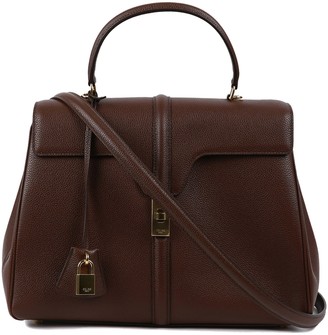 Celine Medium 16 Leather Shoulder Bag
