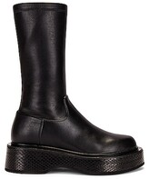 Thumbnail for your product : Paris Texas Vegan Leather Platform Stretch 50 Ankle Boot in Black