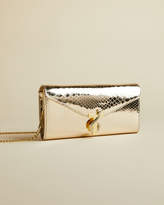 Thumbnail for your product : Ted Baker CARODY Exotic leather T snake cross body bag