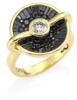 Thumbnail for your product : Black Diamond Opus & 18K Yellow Gold Round Ring