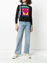 Thumbnail for your product : Iceberg Crew Neck Metallic-Knit Jumper