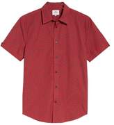 Thumbnail for your product : Ben Sherman Trim Fit Paisley Short Sleeve Sport Shirt