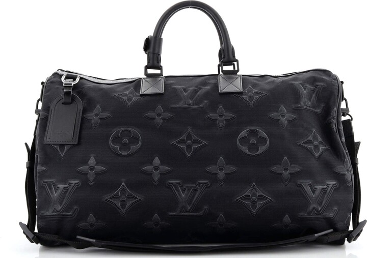 Louis Vuitton Keepall Bandouliere Bag Limited Edition Monogram Pastel Noir  50 - ShopStyle