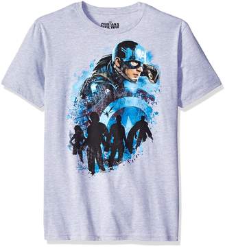 Marvel Captain America 3 Captain America Heather Grey T-Shirt
