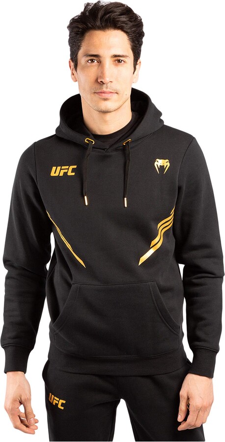 Venum Men's UFC Replica Hoodie-Black/Gold Hooded Sweatshirt - ShopStyle ...