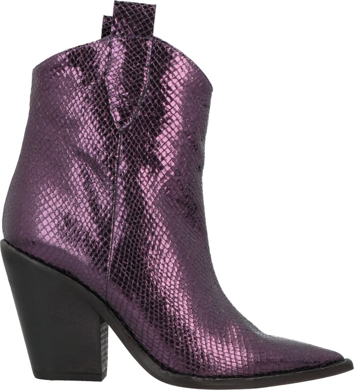 Purple Snakeskin Heels | Shop The Largest Collection | ShopStyle
