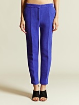 Thumbnail for your product : mento Women's Basket Weave Cigarette Trousers