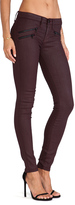 Thumbnail for your product : Black Orchid Coated Zipper Skinny