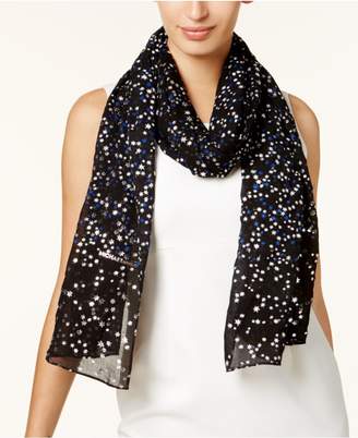 MICHAEL Michael Kors Twinkling Star Metallic Scarf and Wrap in One