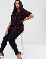 Thumbnail for your product : Junarose floral swing t-shirt