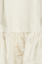 Thumbnail for your product : Lee Mathews Reo Gathered Cotton And Silk-blend Dress