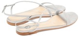 Thumbnail for your product : Gianvito Rossi Crystal-strap Metallic-suede Sandals - Silver