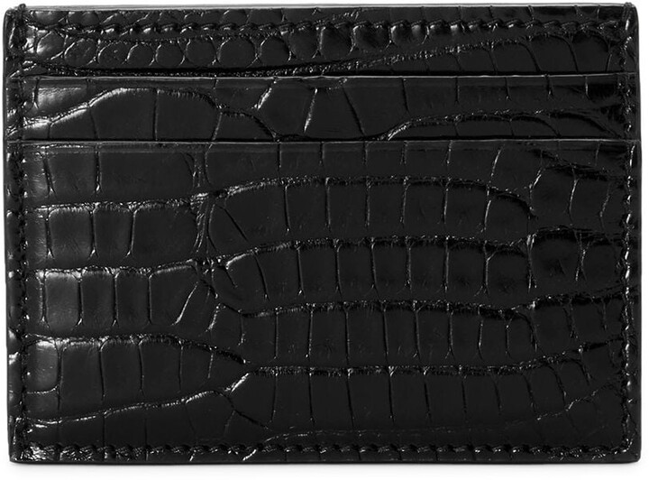 gucci crocodile card case